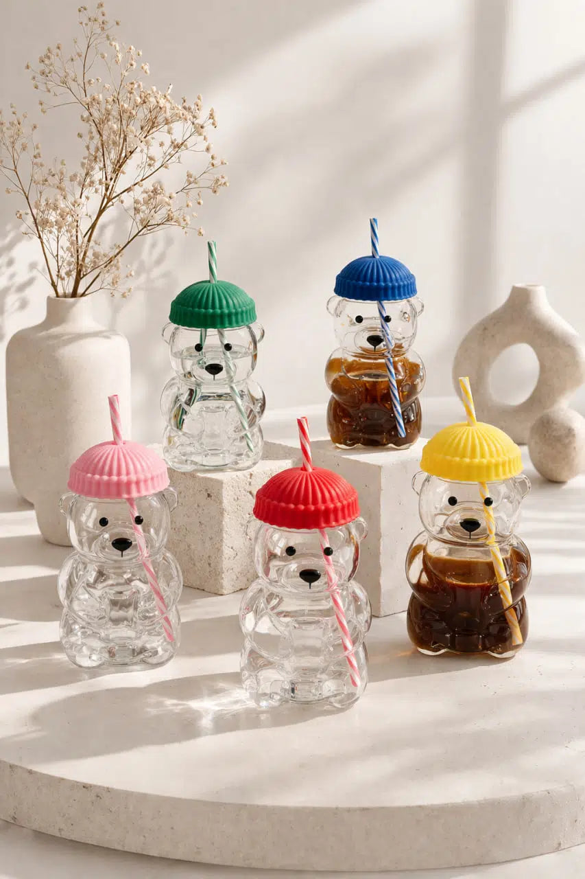 Bear Glass Cup