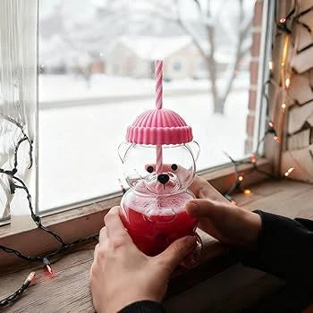 Bear Glass Cup