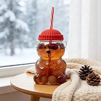 Bear Glass Cup